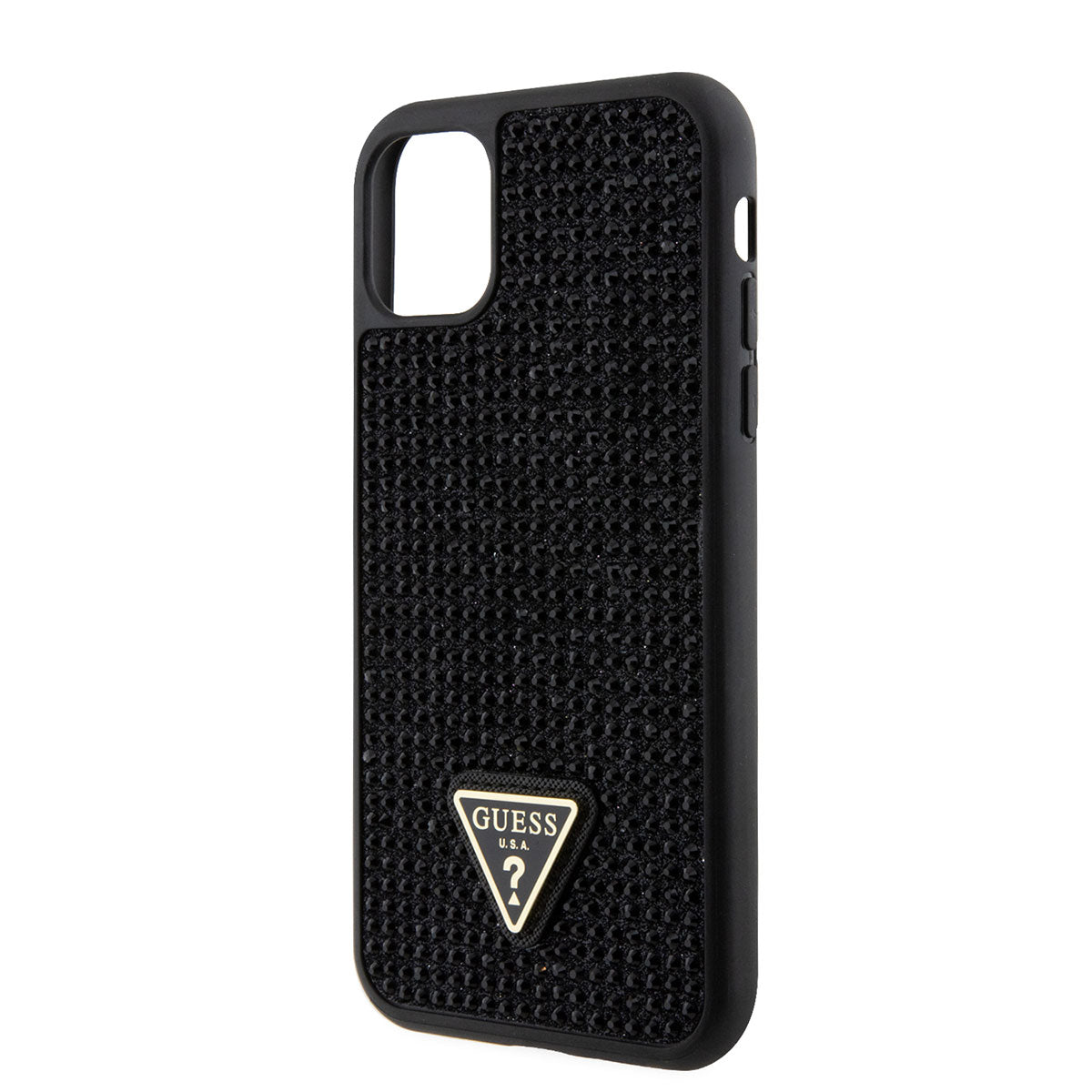 Guess iPhone 11 Kılıf Orjinal Lisanslı Taşlı Arka Yüzey Üçgen Logolu Telefon Kılıfı - 5 Guess iPhone 11 Kılıf Orjinal Lisanslı Taşlı Arka Yüzey Üçgen Logolu Telefon Kılıfı - 5